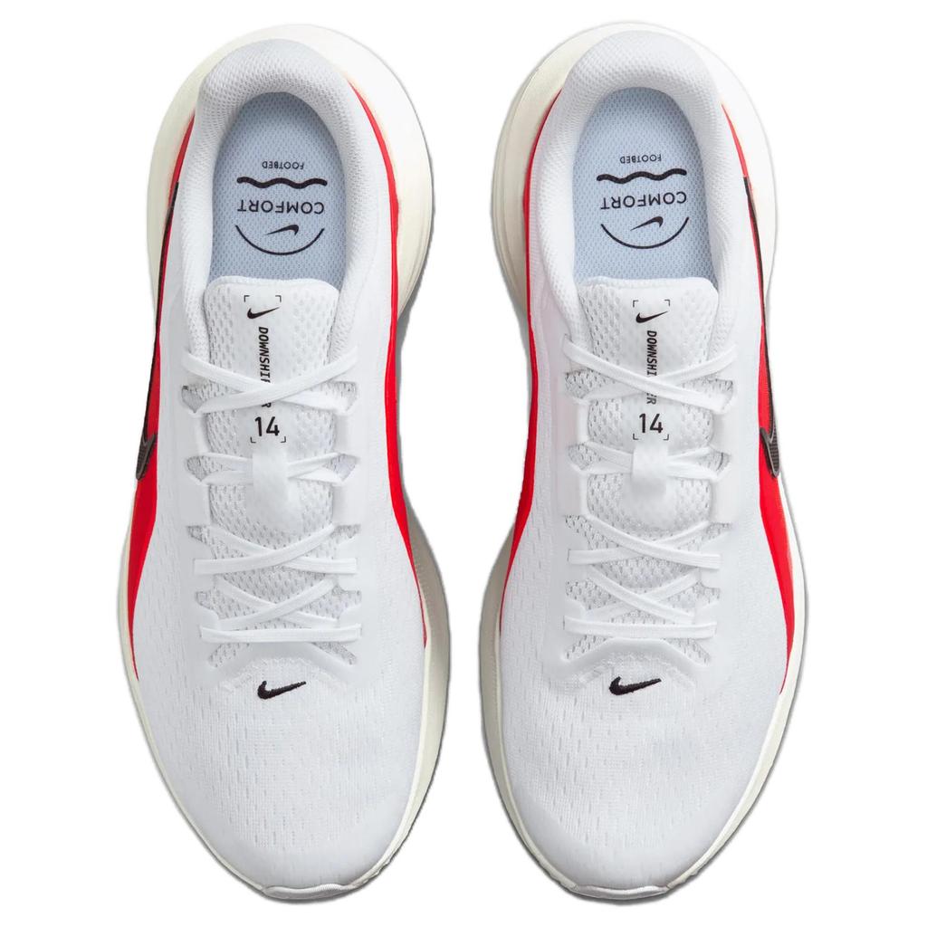 Nike Downshifter 14 Summit White Bright Crimson Men Sneakers Red Black IB1895103