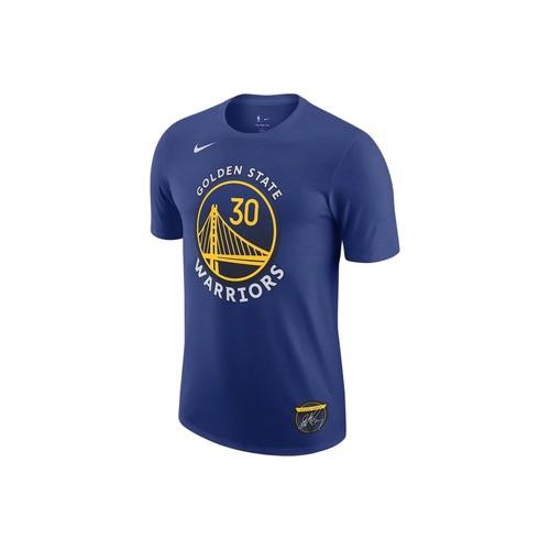 Nike NBA Collaboration Comfortable and Soft Men s Short Sleeve T-Shirt in Blue синий