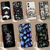 Occult Witchcraft Moon Gothic Witch Case For OPPO Reno 11 F 10 Pro 4 5 6 7 8 Lite 4Z 5Z 8T OPPO Find X3 X2 Lite X6 X5 Pro Cover