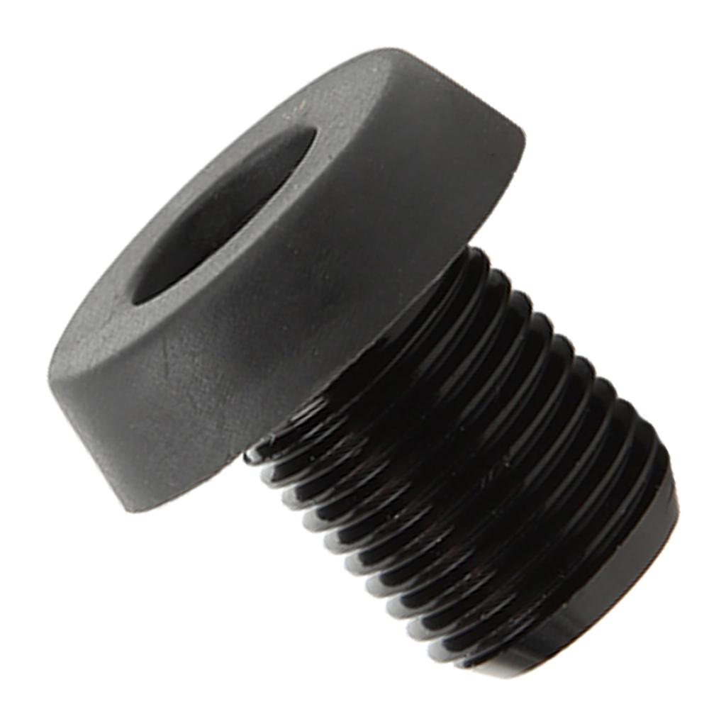 Billard Queue Unterteil Abdeckung Aluminiumlegierung Kunststoff Hinterer Stopfen Pool Queue Stoßstangenschutz Schwarz