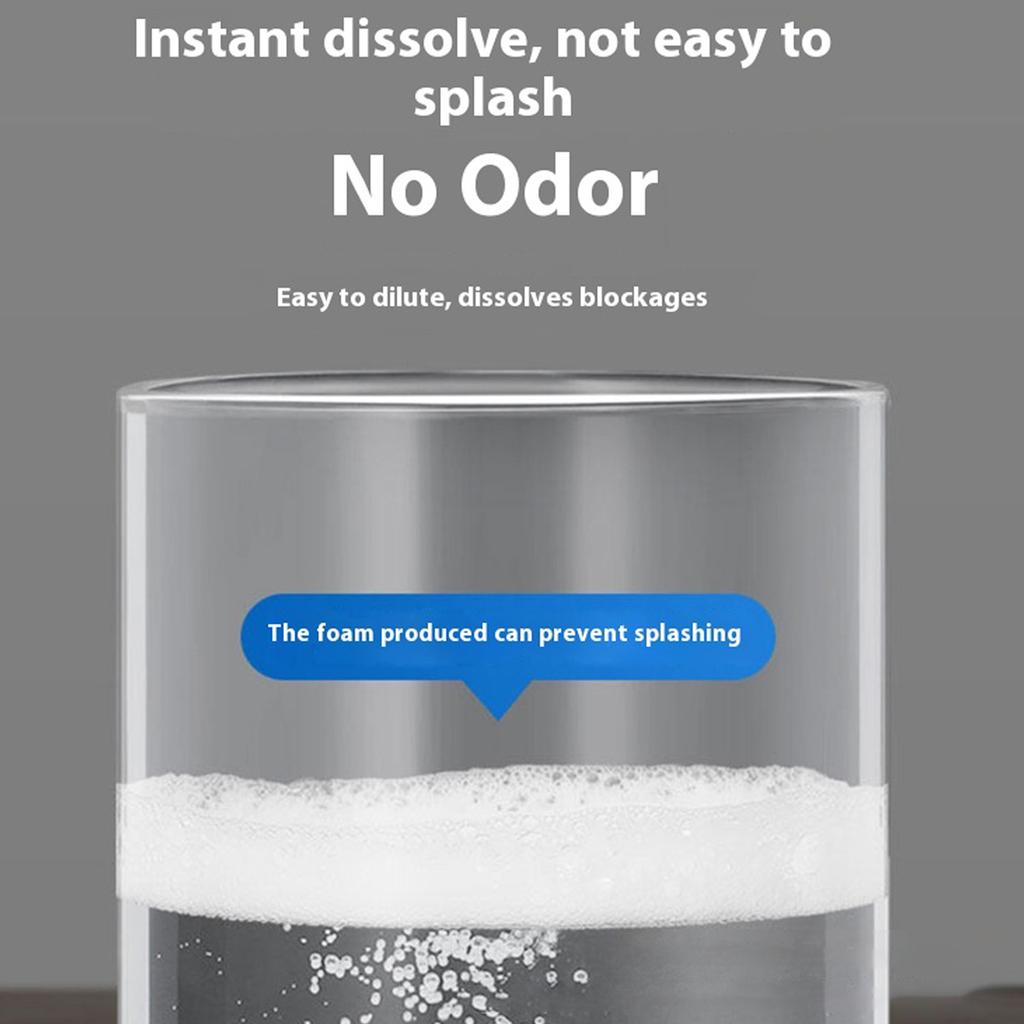 Pack Of 5 110g Drain Cleaner Bottles Powerful Clog Remover For Kitchen Sink Bathroom Toilet Safe Freshener