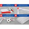 New DIYS Children Sport Portable Children Football Soccer Goal Net With Ball Pump Kids Mini Football Gate Toy Sport