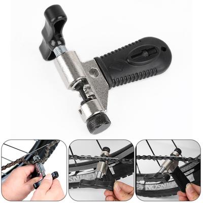 Bike Chain Tool Road Mountain Bike Chain Rivet Remover Breaker Kit Bicycle Chain Removal Installation Tool for 5/6/7/8/9/10 Speed Chain Link