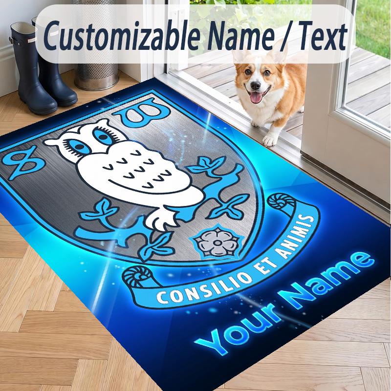 Χαλί με Εκτύπωση Προσαρμοσμένου Κειμένου Sheffield Wednesday FC Αντιολισθητικό Χαλί Δαπέδου Για Διακόσμηση Δωματίου Σπιτιού