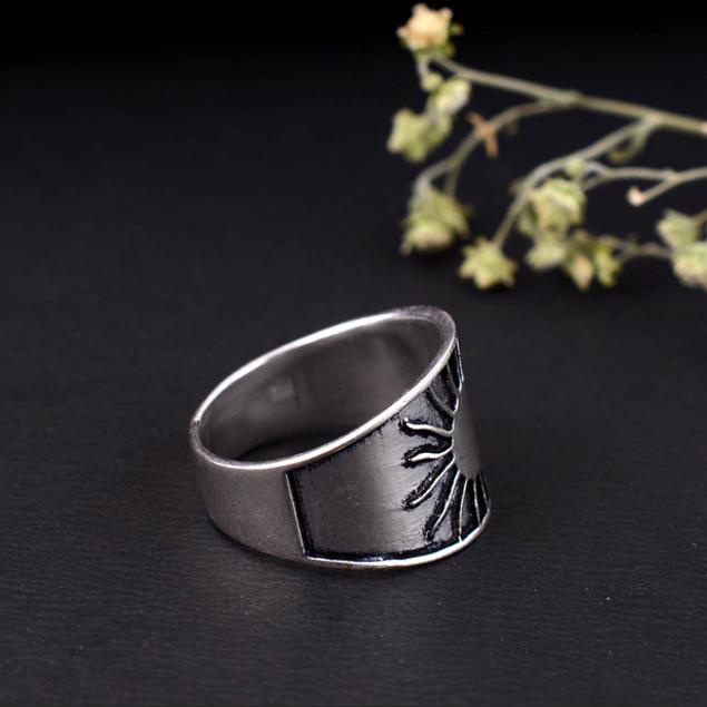 Handmade Silver Arthritis Ring – Adjustable Splint Thumb Ring, Pain Relief Therapy Band, Joint Support Jewelry Gift for Women