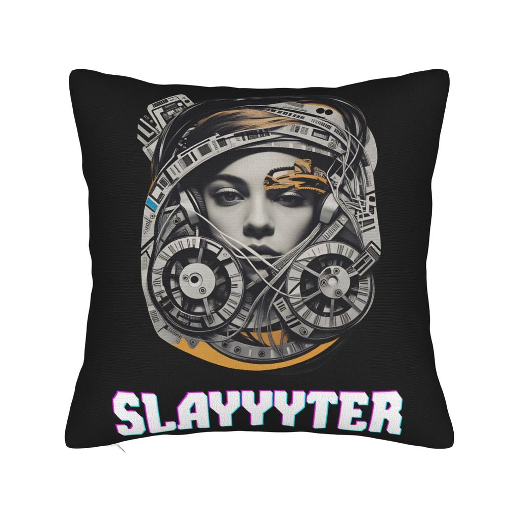 New Singer Slayyyter Merch Pillow Cover Custom Cushion Cover Vintage Pillow Case For Couch Sofa Bedroom