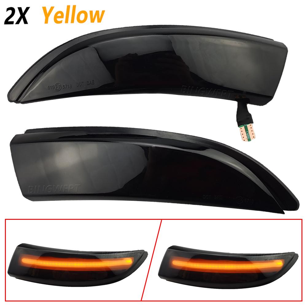 Dynamic LED Turn Signal Light For Ford Fiesta Mk7 2008-2017 For Ford B-Max Flowing Side Wing Rearview Mirror Indicator