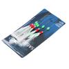 20Pcs Fishing String Hooks High Carbon Steel Nylon 3/0 Simulation Fish Skin Lure Accessories