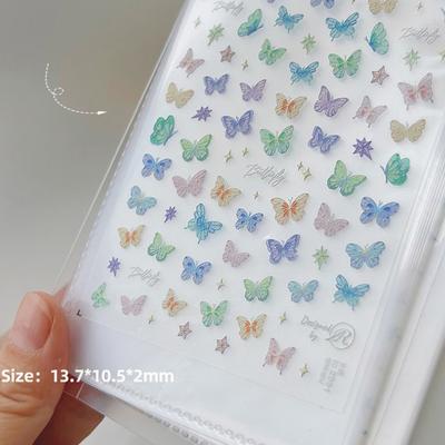 40 Slots Nail Art Stickers Storage Book Empty Album Decals Collecting Organizer Holder Display Notebook Manicure Tools