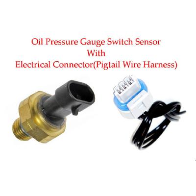 Oil Pressure Sensor W/Connector For Cumm N14 M11 ISX L10 Dodge Ram 2500 3500