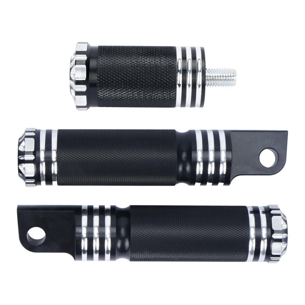 aleawol Motorcycle Step CNC Motorcycle Foot Pegs Left and Right Set with Shifter Pegs