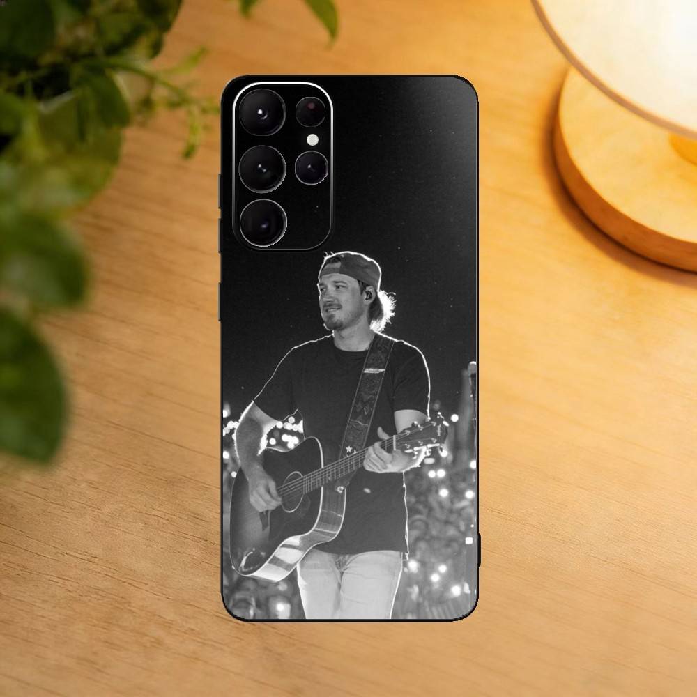 M-Morgan Wallen S-Singer phone Case For Samsung S25,24,21,22,23,30,Ultra,20,Plus,Fe,Lite,Note Soft Black Cover