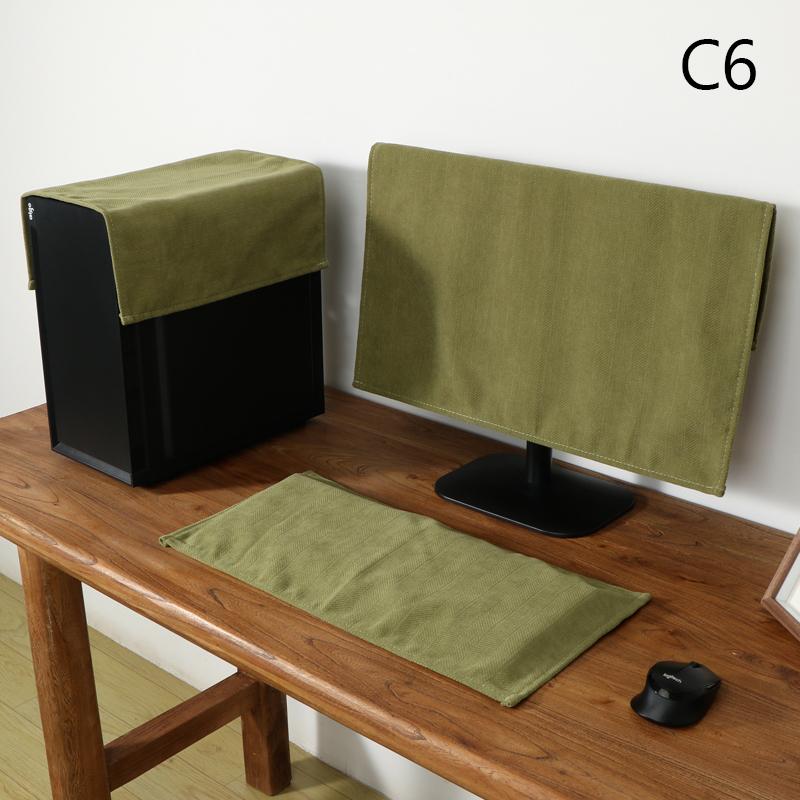 1/2/3PCS 27inch Computer Dust Cover Desktop Lcd Screen Monitor Main Box Keyboard Protective Cover for Household Dust Covers