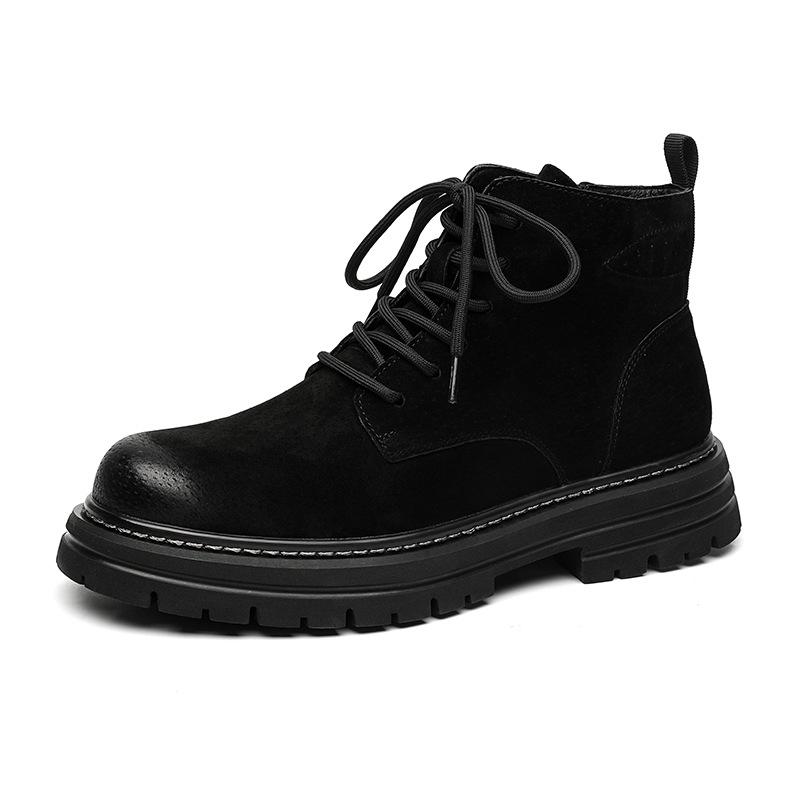 Fashion new retro British style high sense men's tooling trend boots American retro Martin boots 2052-K