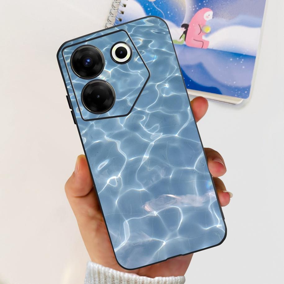 For Tecno Camon 20 Pro 5G Case Marble Cover For Tecno Camon 20 Bumper Soft Silicone Phone Cases For Camon20 Pro CK8n CK7n Fundas