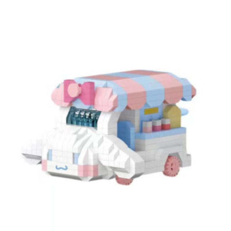 

Cinnamoroll Sanrio Puzzle Toy Building Block Assembling Car Childrens Diy