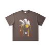 260 GSM Double Yarn 32 Count 100% Cotton One Punch Man V1 Saitama Print Unisex Heavy Cotton T Shirt
