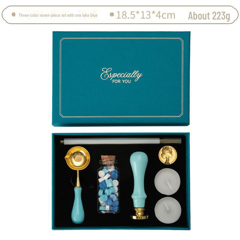 Creative Retro Multi-Color Wax Pellets Gift Box for Sealing Envelopes