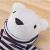 11CM Gestreifter Pullover Bär Plüsch Anhänger Puppe Spielzeug Stofftiere Tier für Mädchen&Jungen&Kinder