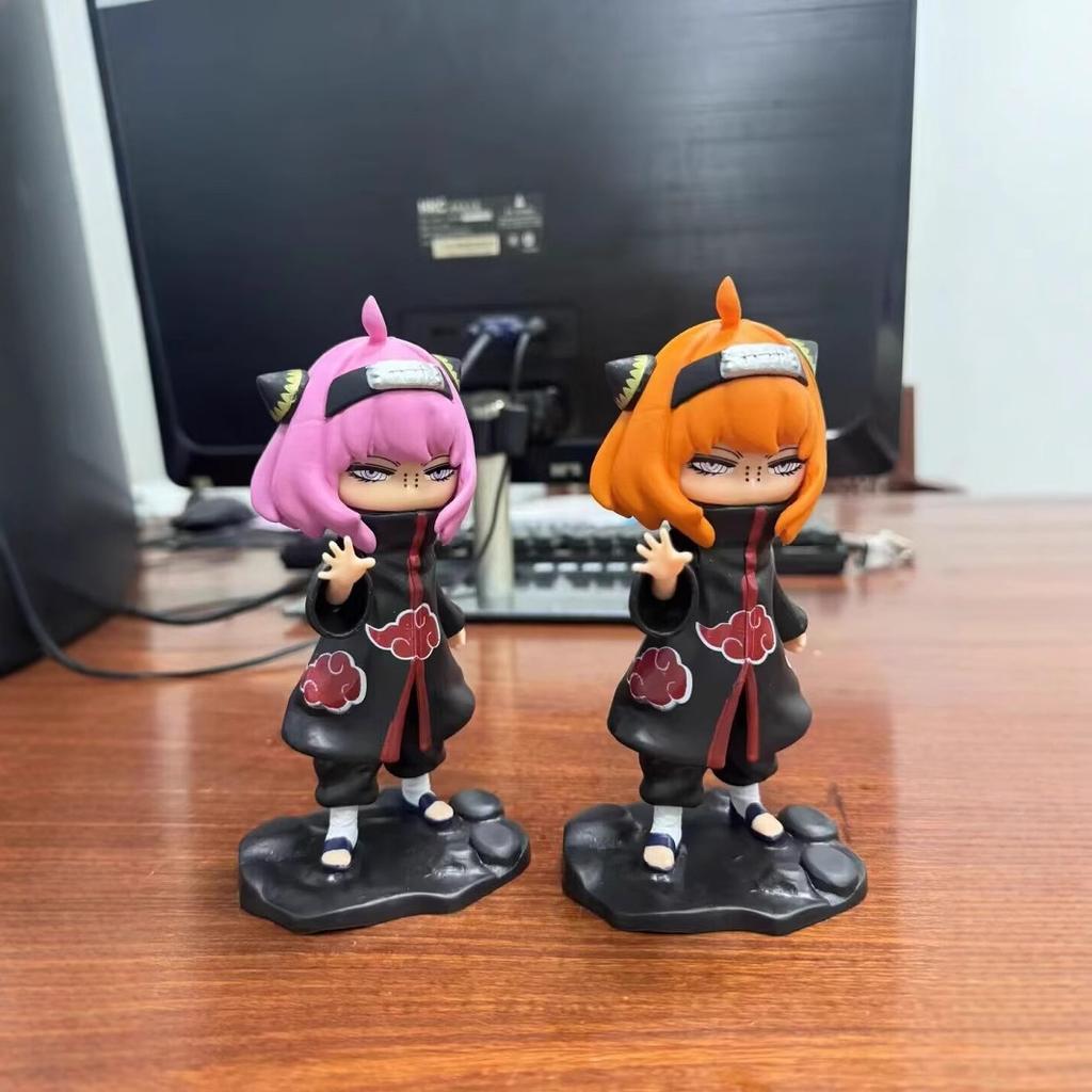 SPY×FAMILY Anya Forger as Naruto Pain Anime Action Figure Toys 17.5CM