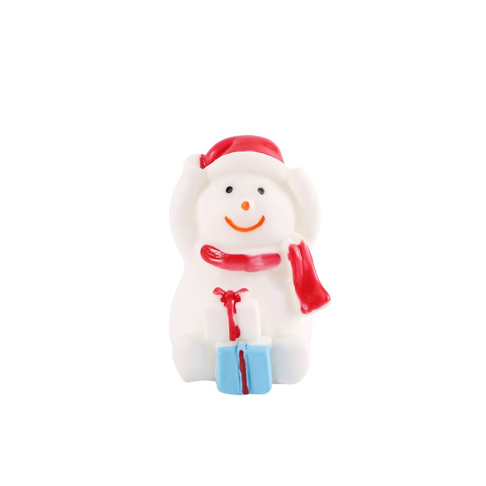 Snowman Santa Claus Terrarium Fairy Garden Figures Dollhouse Christmas Miniature Figurines Ornaments Micro Landscape