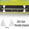 Teeth Decor Car Front Grille Teeth Decor 3D Printed Car Front Grille Decoration  Car Styling