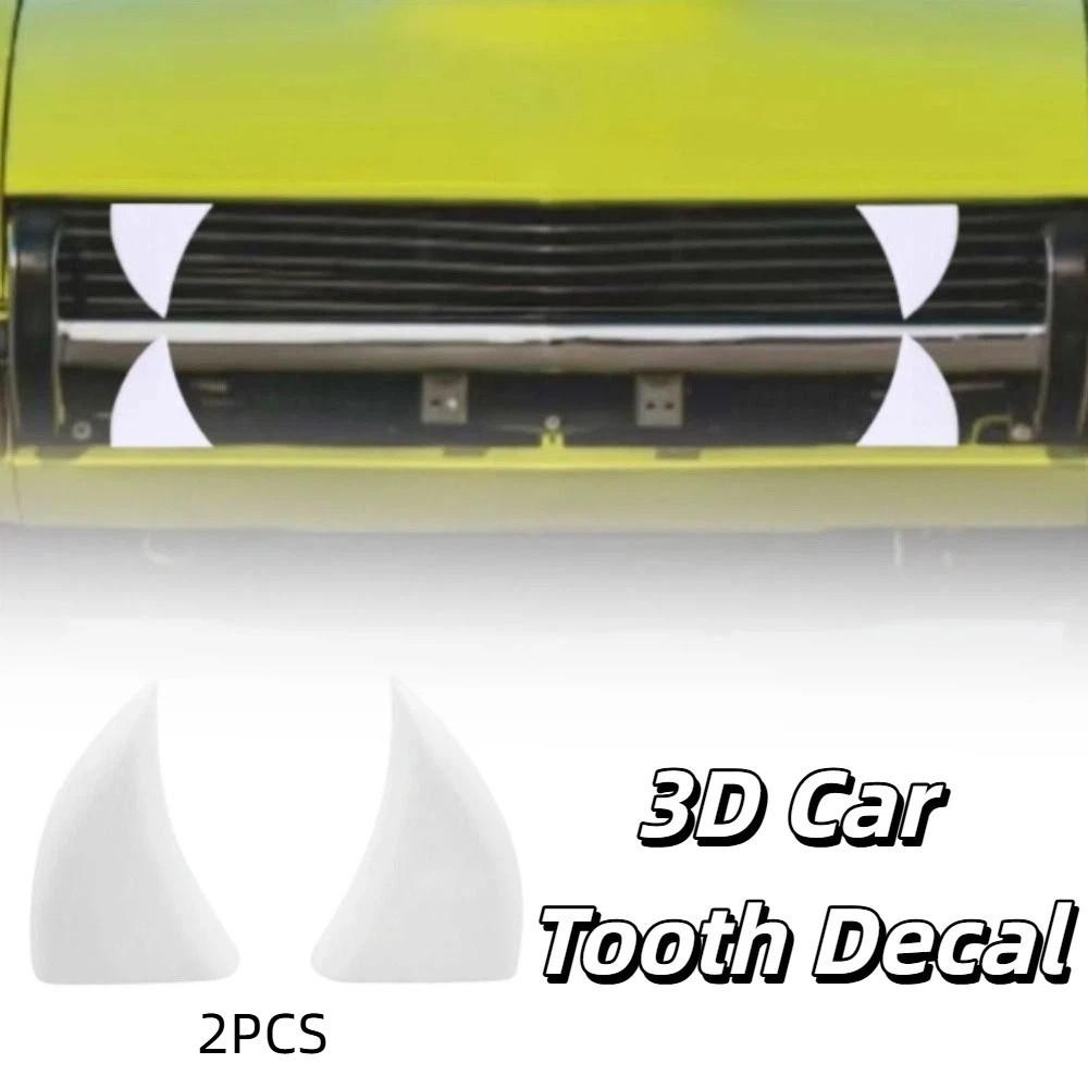Teeth Decor Car Front Grille Teeth Decor 3D Printed Car Front Grille Decoration Car Styling