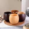 ZISIZ Sour Jujube Wood Tea Cup Set