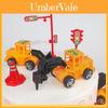 Engineering Vehicle Toy Set With Sliding Function For Early Education And Parentchild Interaction