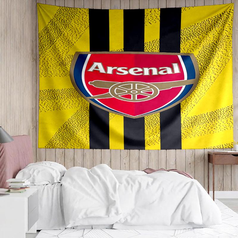 Arsenal-F.C Print Tapestry, Backdrop, Easy Setup, Ideal for Bedroom, Office & Living Room, with Aesthetic Wall Hanging Decor.