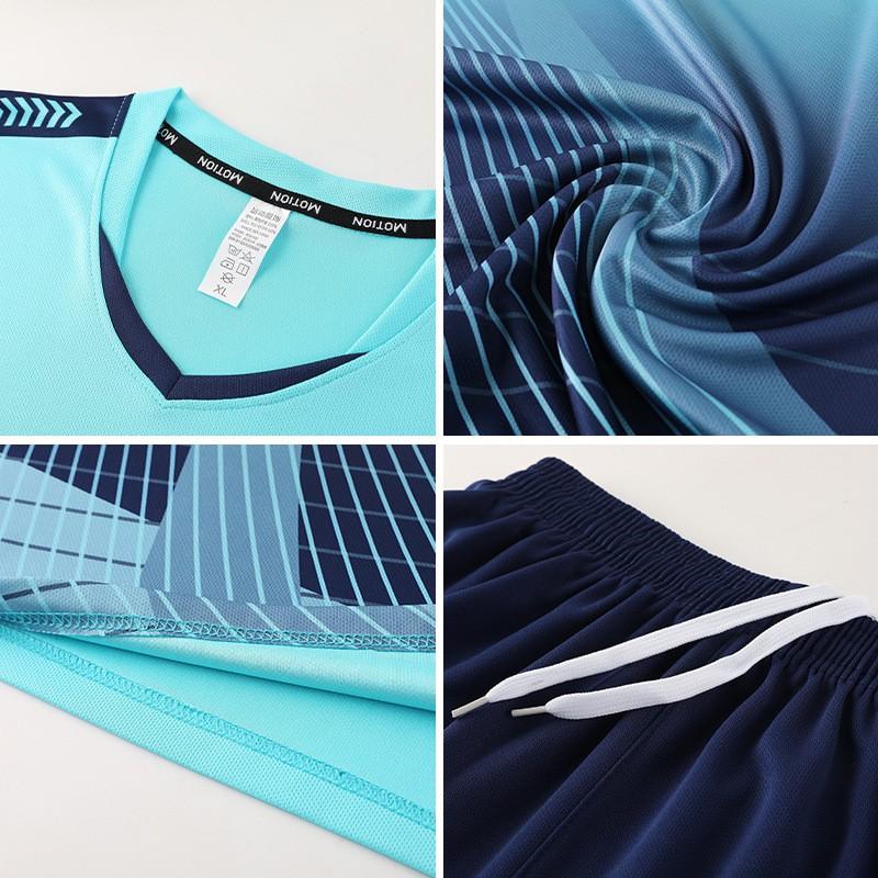 Kids Soccer Jersey Set Quick Dry Short Sleeve Training Kit Boys Girls Football Practice Match Uniform