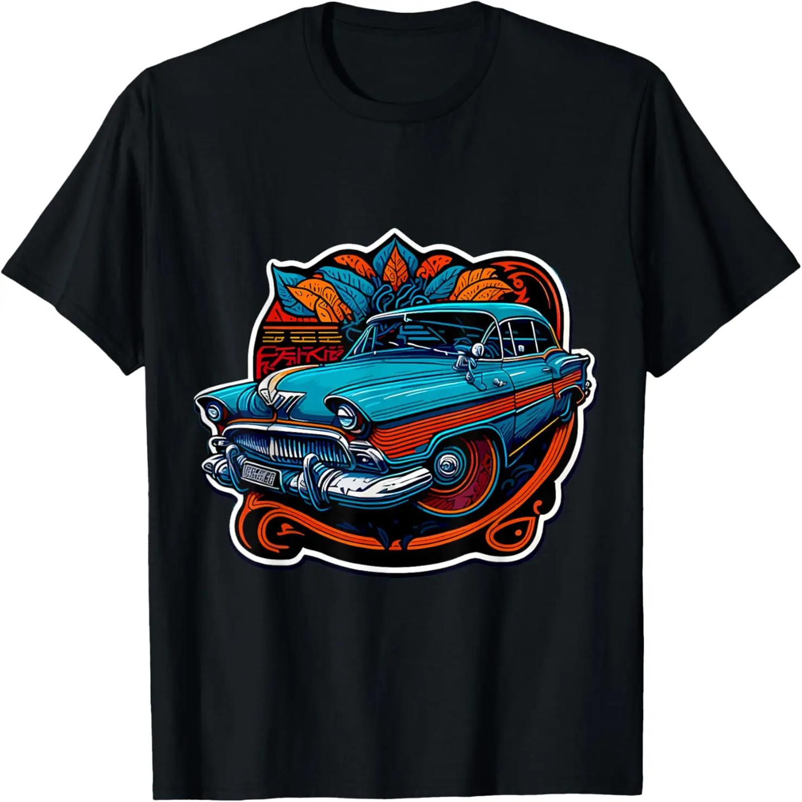 Classic Retro Car Style , Vintage Car T-Shirt S