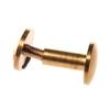 BHBL 10x Arc Solid Brass Button Stud Screw Nail Screw Back Leather Rivet Belt 10mm