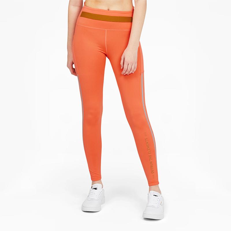 Puma High Waist Sports Yoga Casual Leggings Women Leggings Orange 521207-24