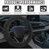 Wuyaoyao Fuzzy Car Steering Wheel Cover, 15'' Soft Auto Steering Wheel Protector For Warm Winter, Elastic Anti-Slip Fluffy Wheel Covers, Car
