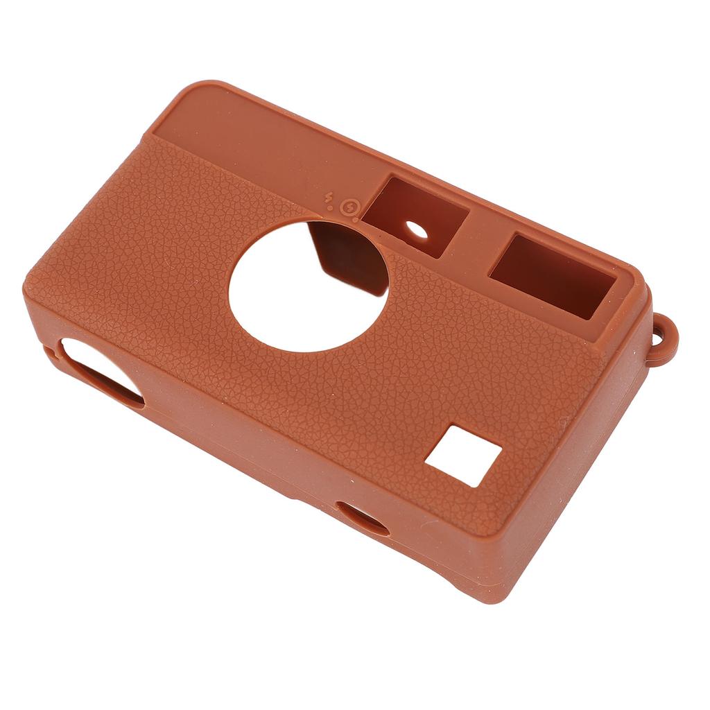 Protective Cover Shock Proof Anti Scratch Soft Silicone Housing Case for H35 Film Camera Brown