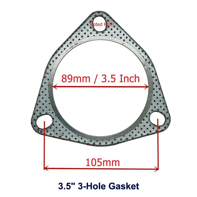 1Pcs 2.5/3 Inch Car Exhaust Gasket Flange Car Exhaust Joints Engine Gasket/ Universal Junta Escape