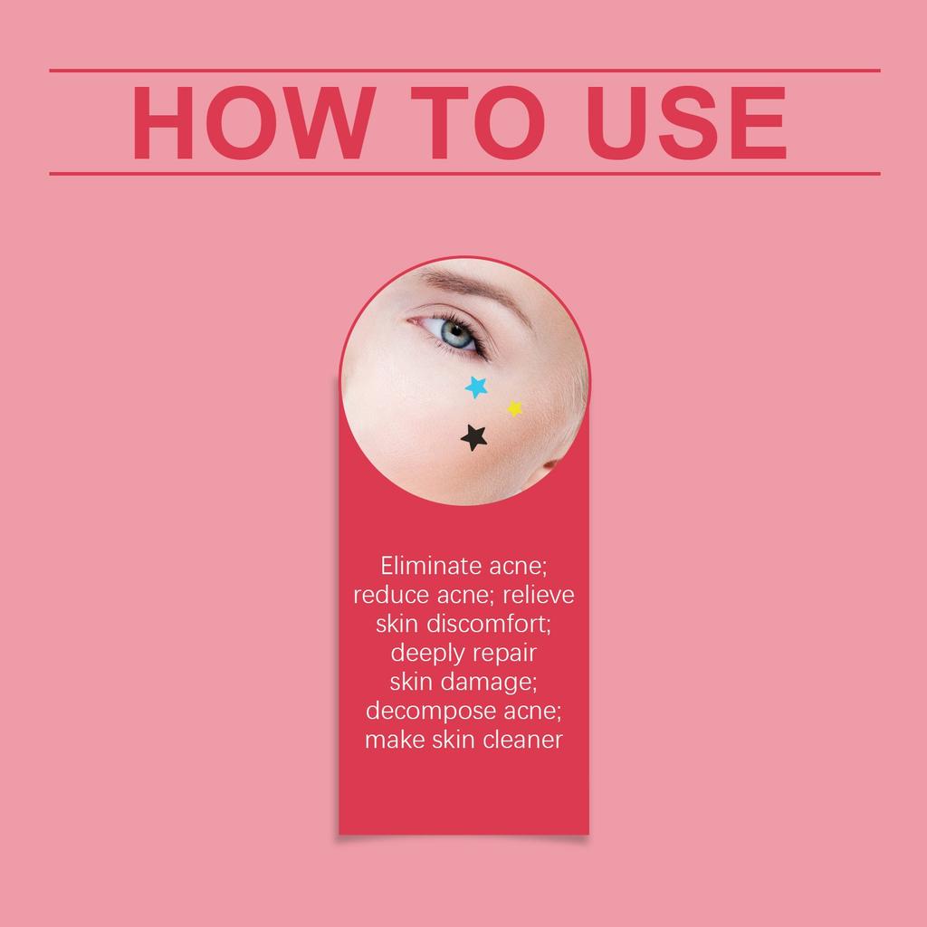 Acne Patches (360 Pcs) Cute Acne Patches, Star Stickers, Hydrocolloid Acne Patches, Fade Acne Marks