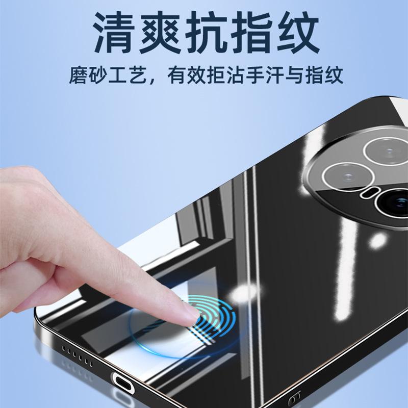 Applicable To Honor Magic7 Mobile Phone Case, New Ice Crystal Mirror Glass 7pro with Its Own Lens Film 60 Heat Dissipation 50 Tide