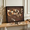 Holz USA Reise Puzzle Board State Reise Tracker Wanddeko Interaktives Reise Souvenir für Zuhause Büro Geschenk für Reisende