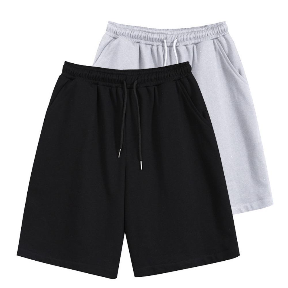 Shorts Men's Summer Korean Version of Loose   Casual Beach Pants Stretch Running Fitness Sweatpants
