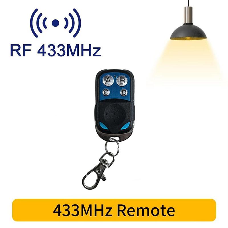 RF 433MHz Smart Switch 16A Lamp Relay Receiver 2-Way Remote Control 1/2/3 Gang Wall Switch Round Panel Mini Transmitter DIY Home