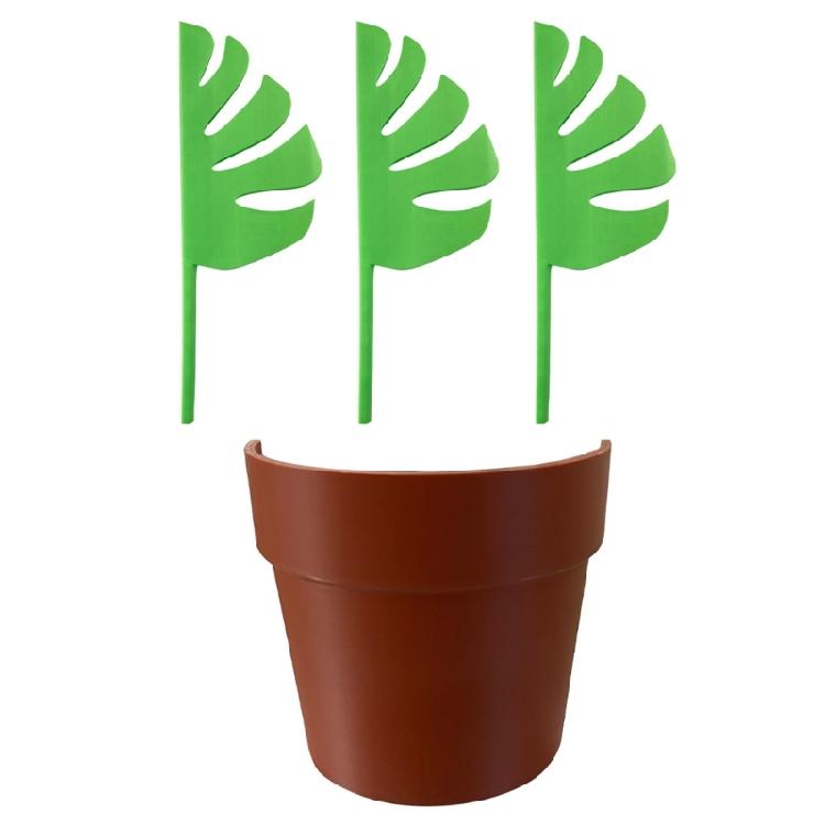 

Bathroom Organizers with Monstera Pattern Mirror Mounted Toothbrush Holder for Accessories 1