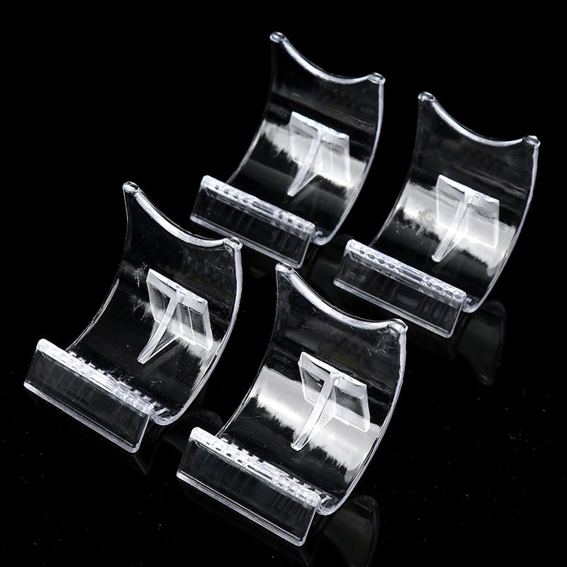 4Pcs/Set Acrylic Lighter Show Storage Easel Stand Base Mobile Display Shelf