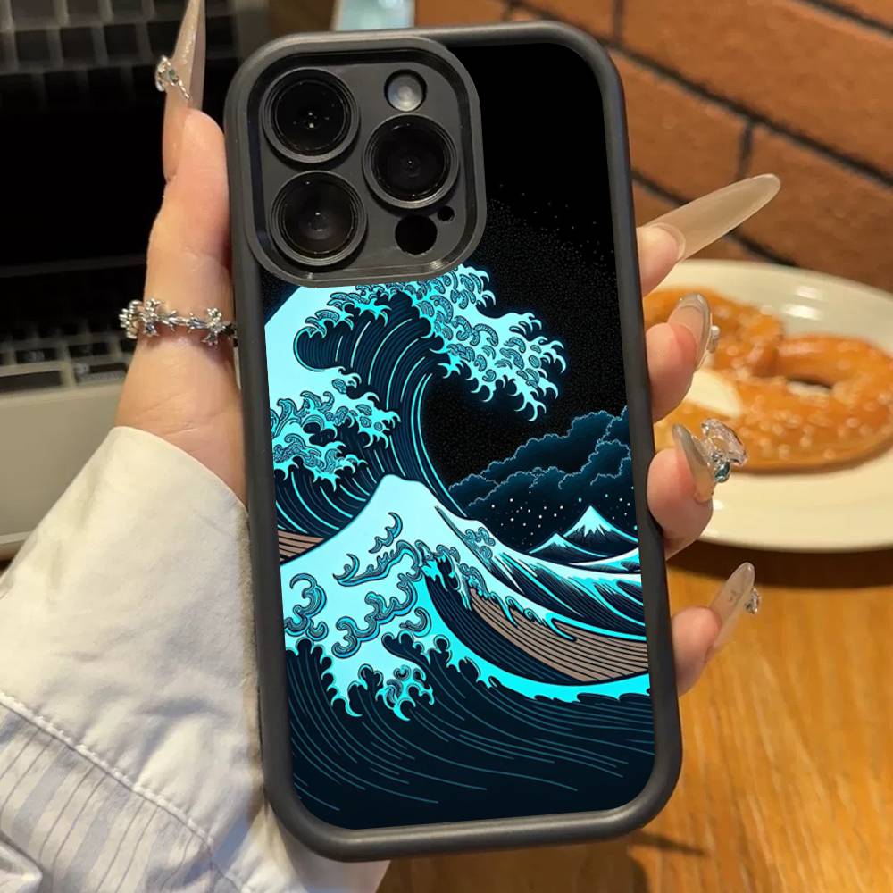 Japan Tokyo Osaka Kanagawa Phone Case For iPhone 17 16 15 14 13 12 11 Pro Plus Max Soft TPU Ladder Lens Protection Soft Cover