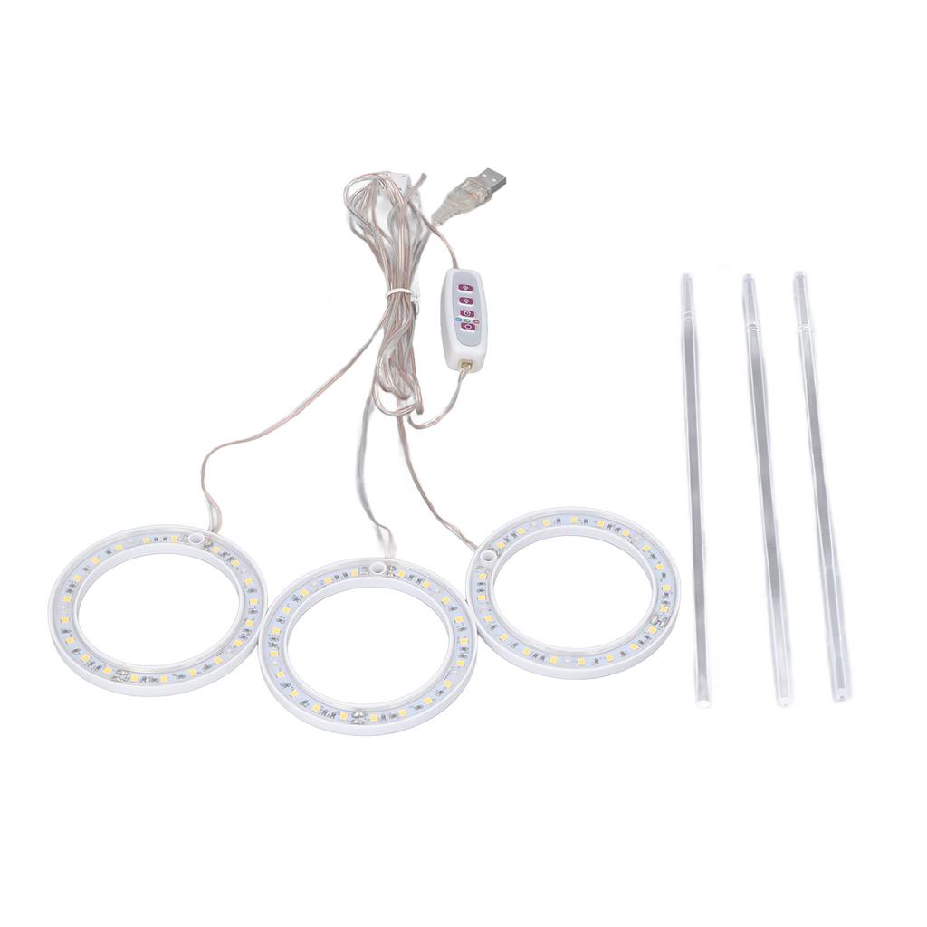 LED Plant Grow Lights Full Spectrum USB Growing Light Timing 5 Level Dimming for Indoor Plant Growing Natural Light