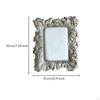 Frame met Bladrand Zilver Tafelblad Sierlijk voor Commode, Plank, Bureau