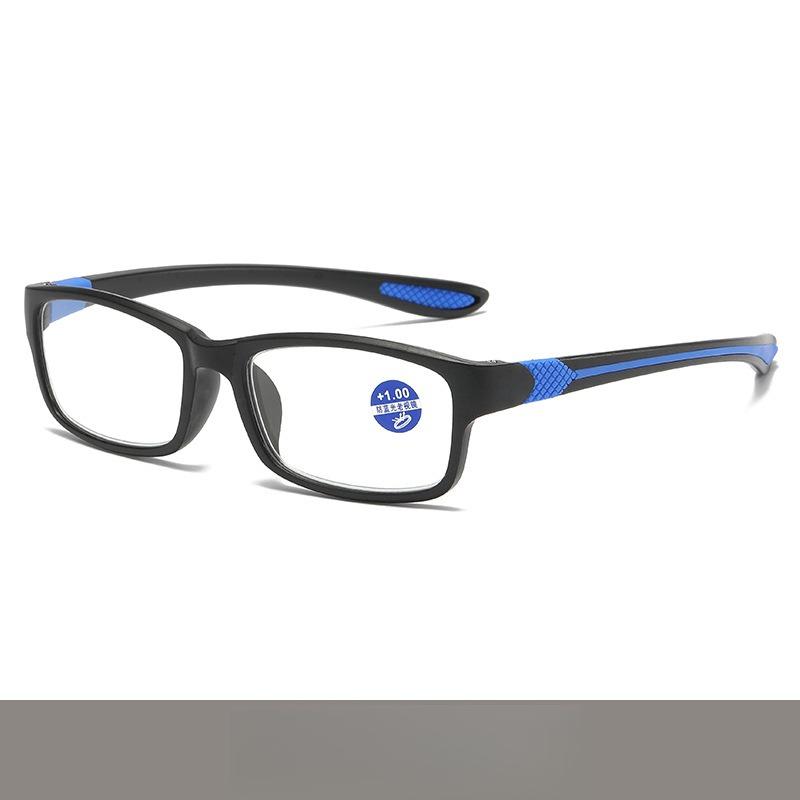 

Men Adults s Timeless Classic Rectangular Square Frame Construction Anti-Blue Light Vision Correction Eyewear Neutral Fashion Stylish Fashion Single Version&1.56&Anti Blue Ray