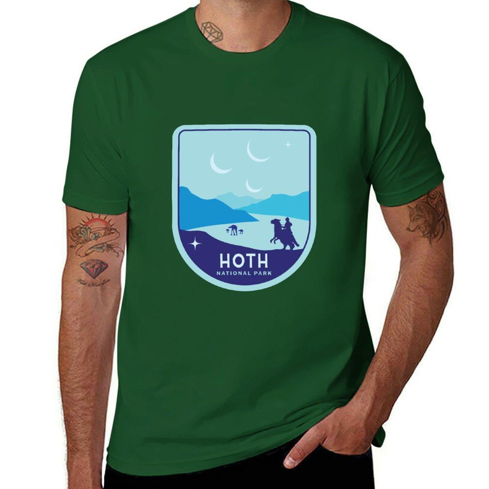 

Hoth T-Shirt vintage Aesthetic clothing tshirts for men 4XL