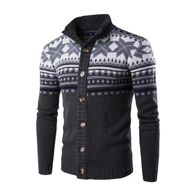 Ethnic Style Fashion Winter Men's Casual Knit Cardigan Ethnic Style Fashion Winter Men's Casual Knit Cardigan